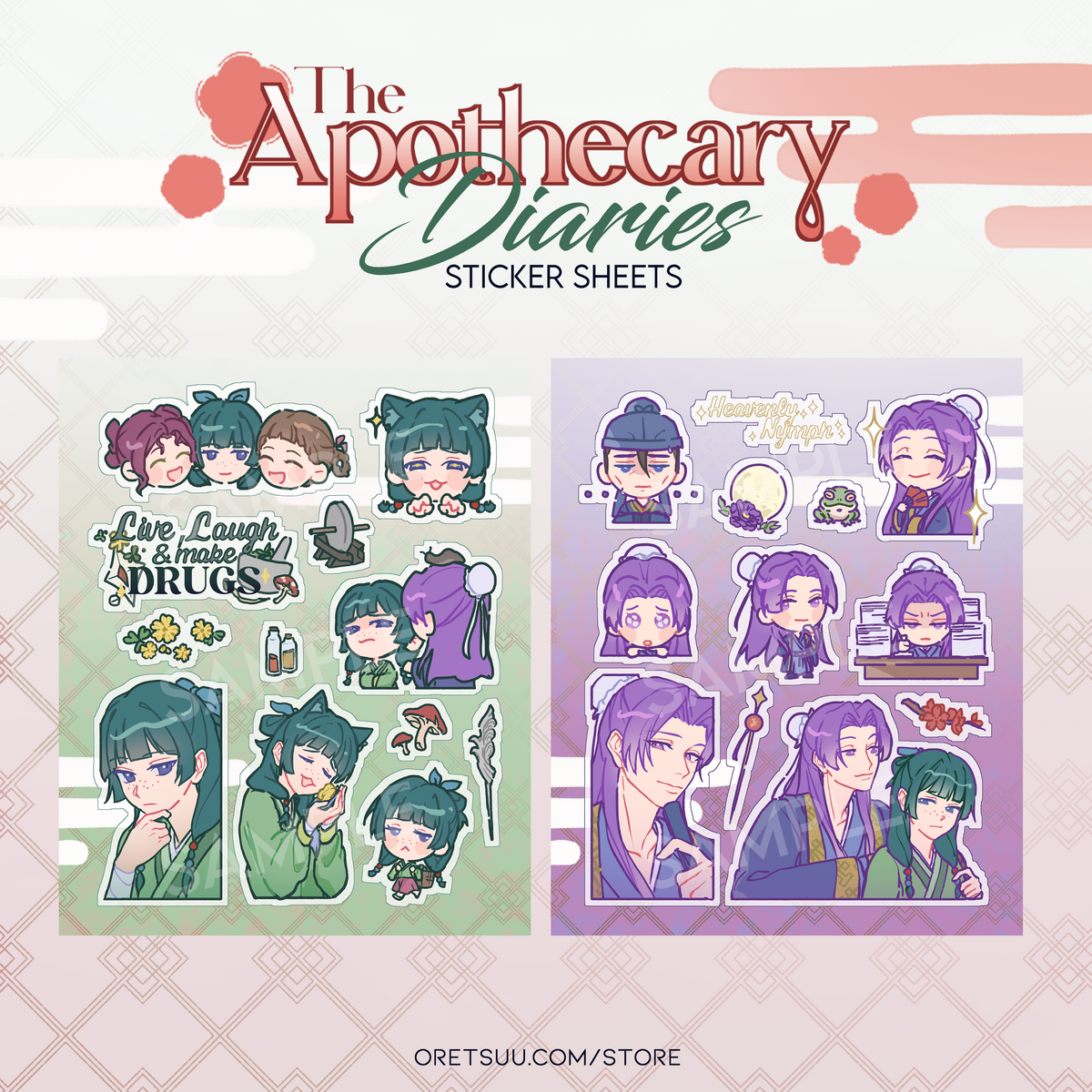 Apothecary diaries Stickersheets image 1