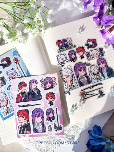 Frieren Stickersheets image 1