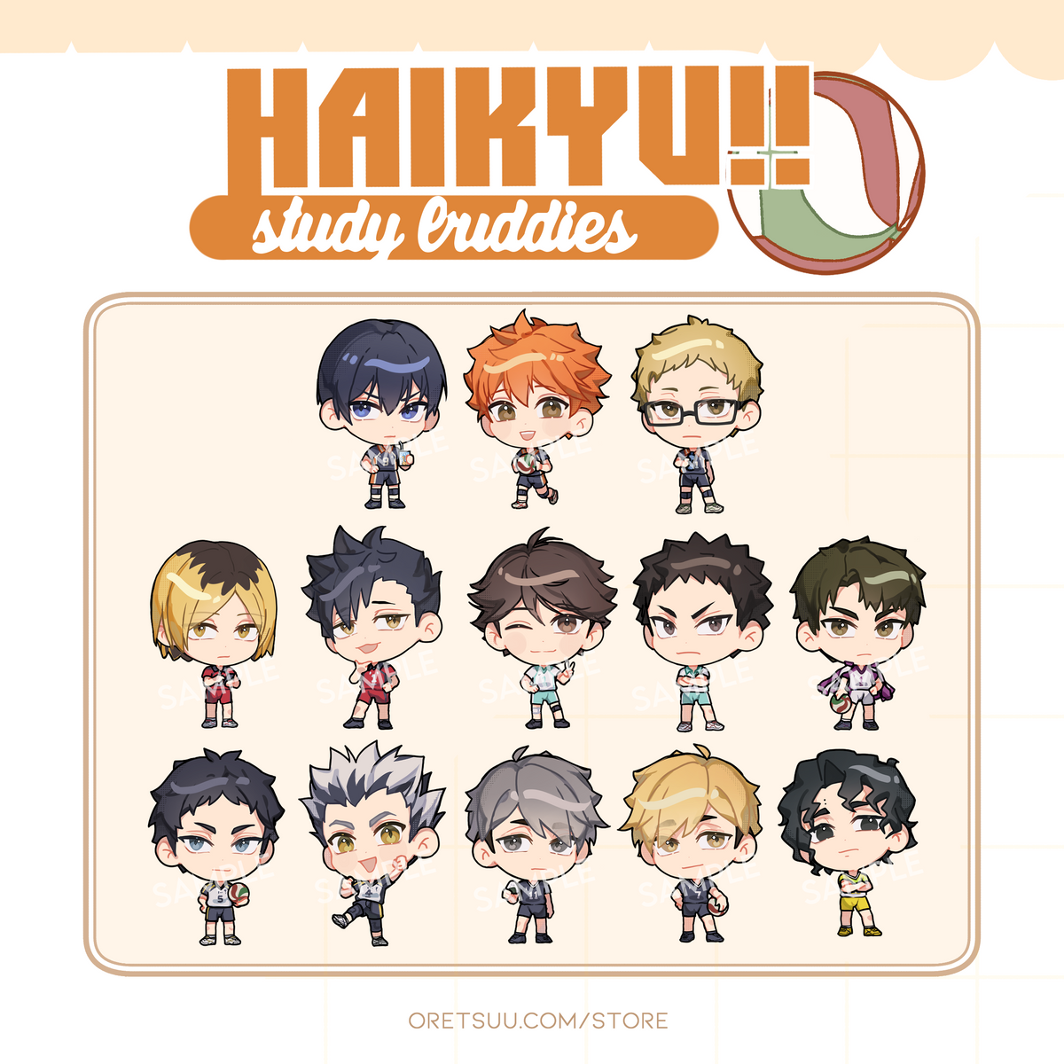 Haikyuu!! Study Buddies image 3
