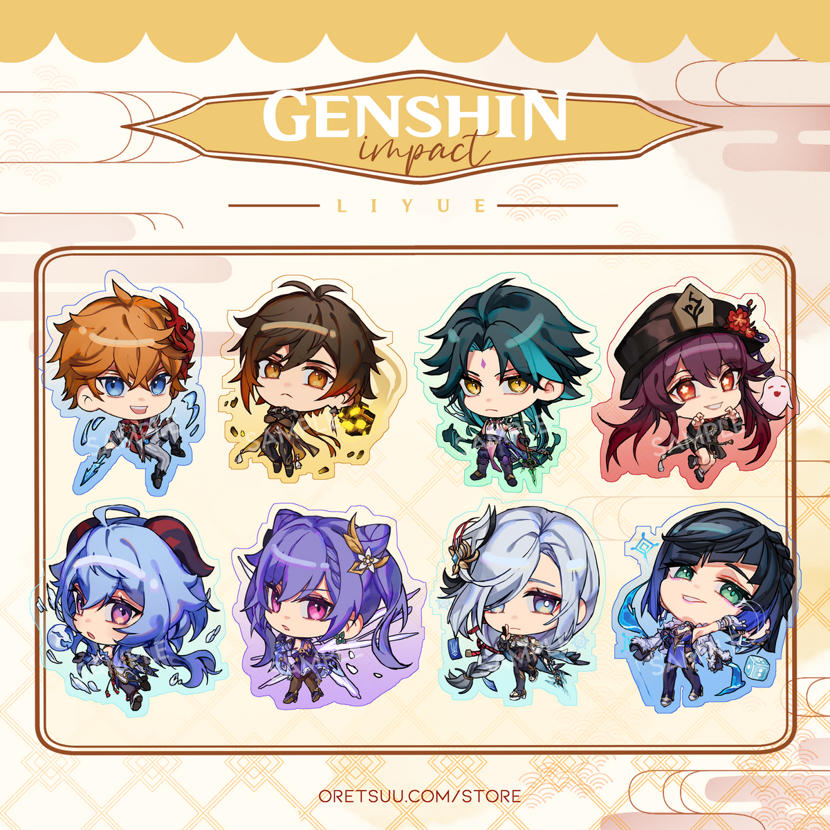 Genshin Impact charms - Liyue image 2