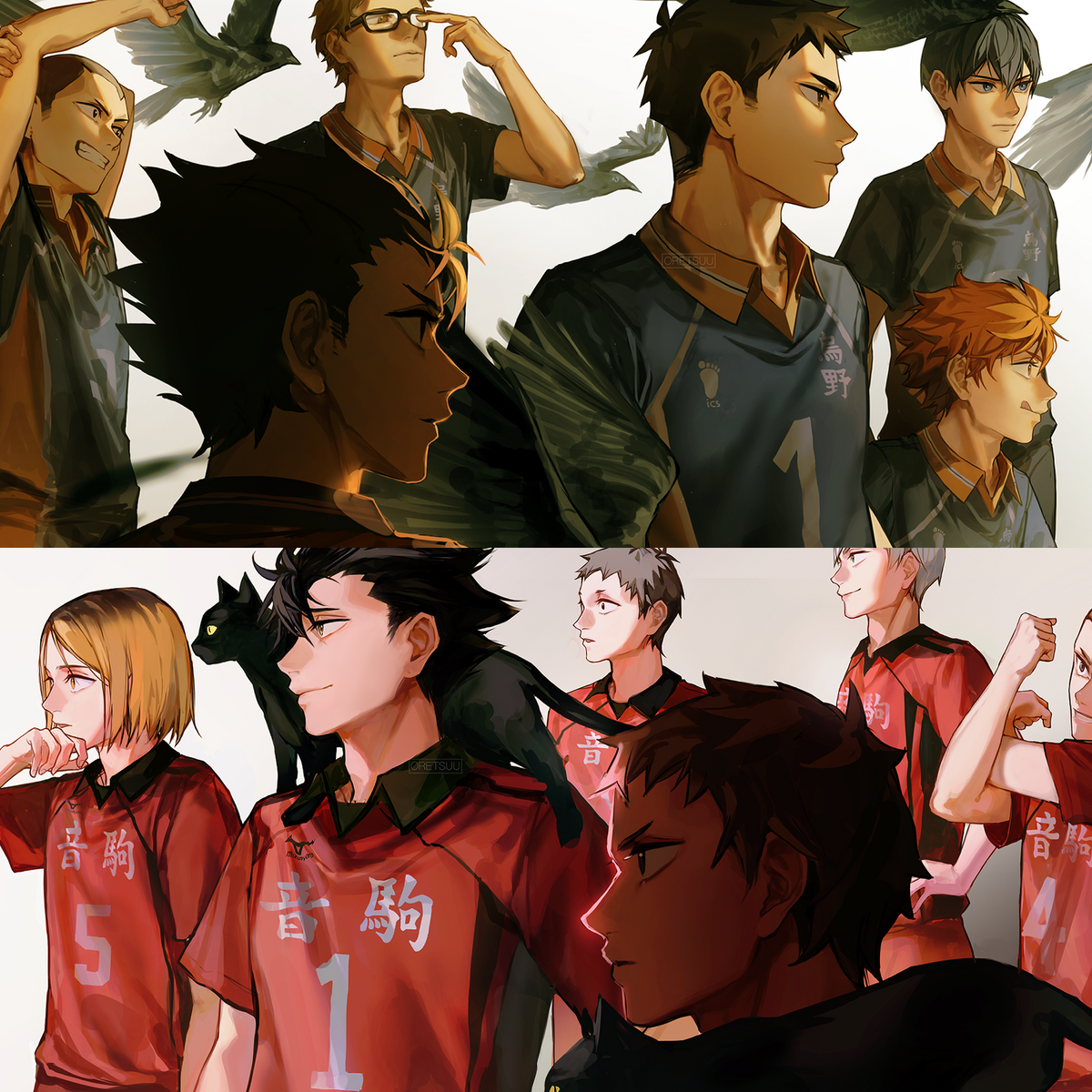 Karasuno vs Nekoma image 0