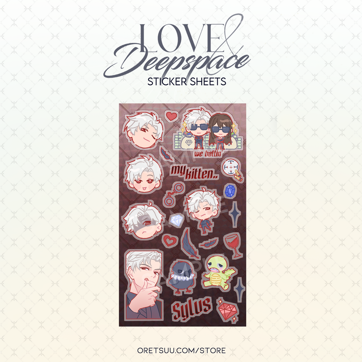 Love and Deepspace Sticker sheets image 8