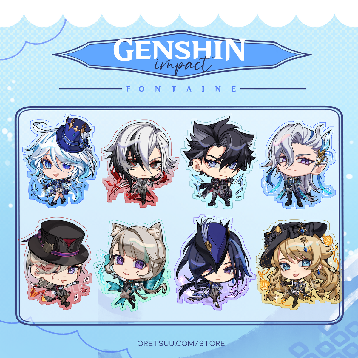 Genshin Impact charms - Fontaine image 2