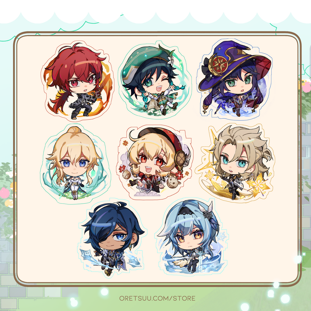 Genshin Impact acrylic stands image 11