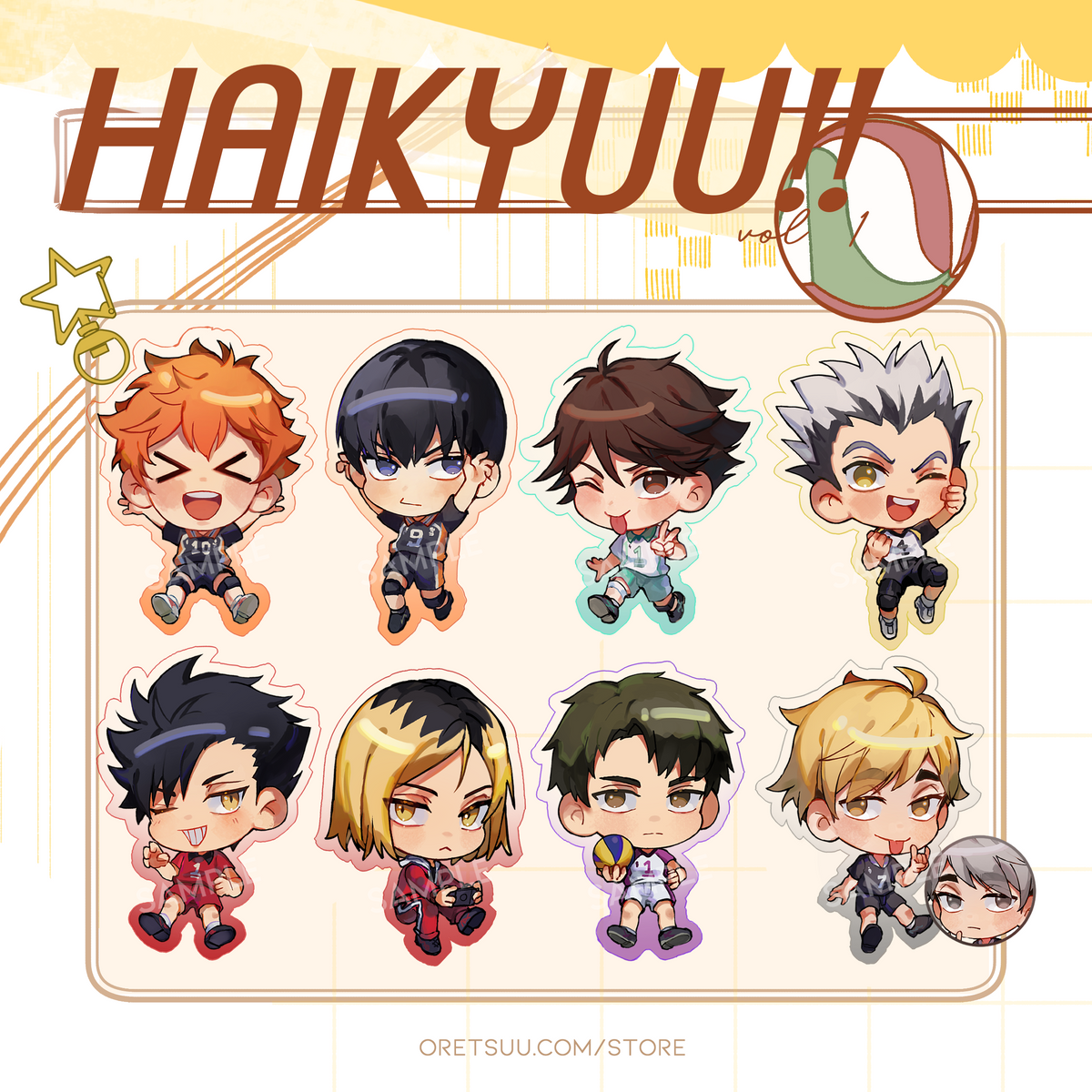 Haikyuu!! Charms vol.1 image 7
