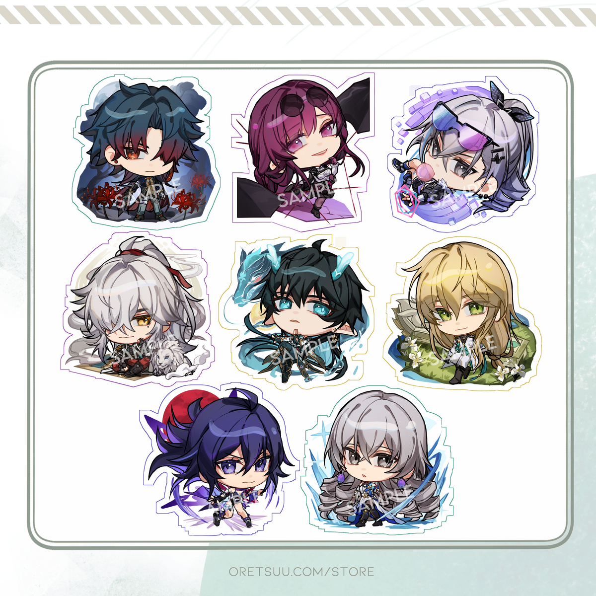 Honkai Star Rail acrylic stands image 4