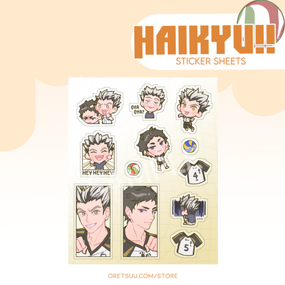 Haikyuu Sticker Sheets image 5