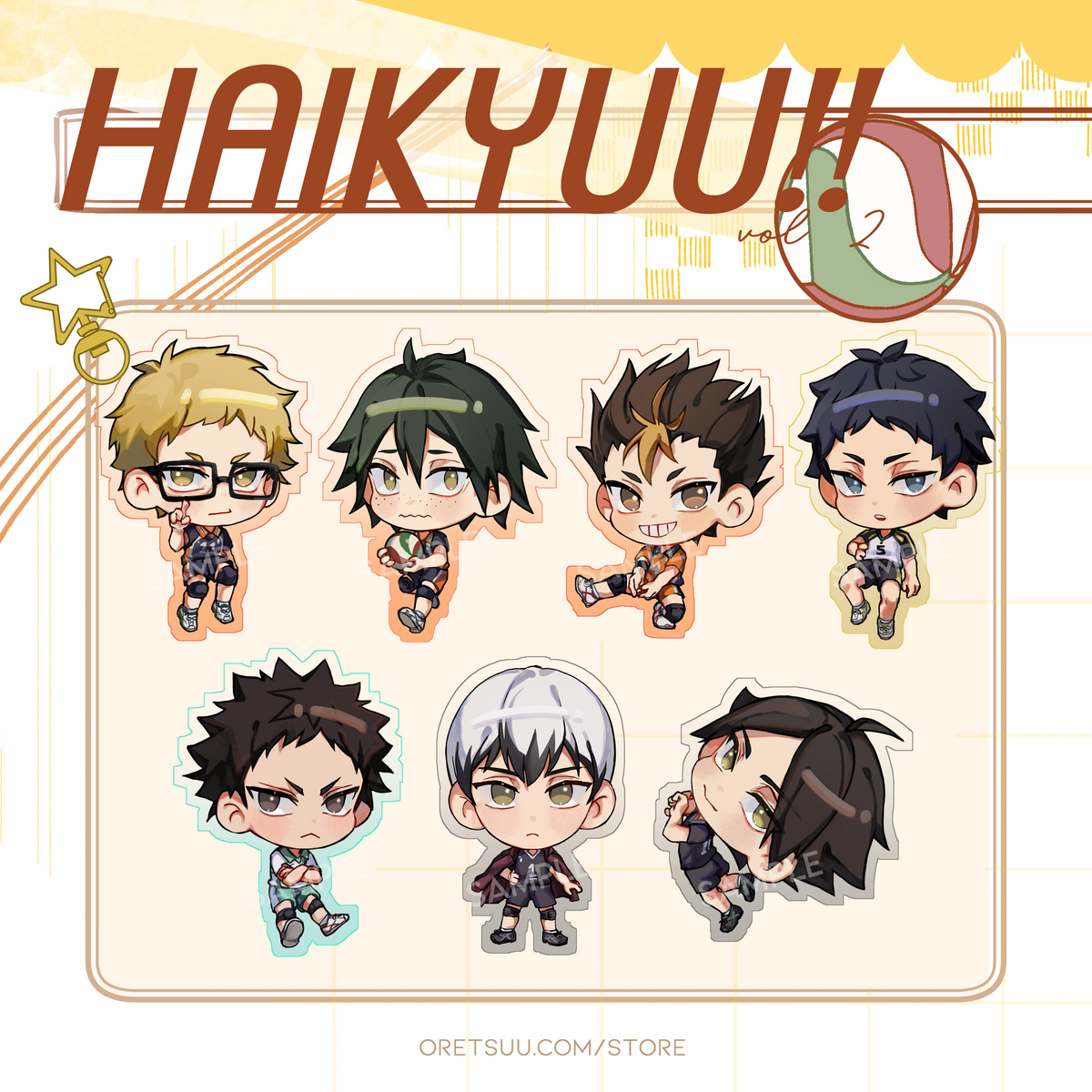 Haikyuu!! Charms vol. 2 image 5